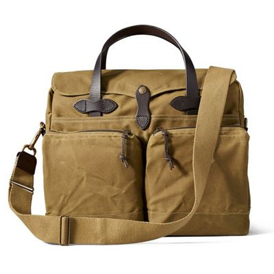 Filson 24 Hour Tin Briefcase DarkTan FCO-021303 FIL-70140-DarkTan-