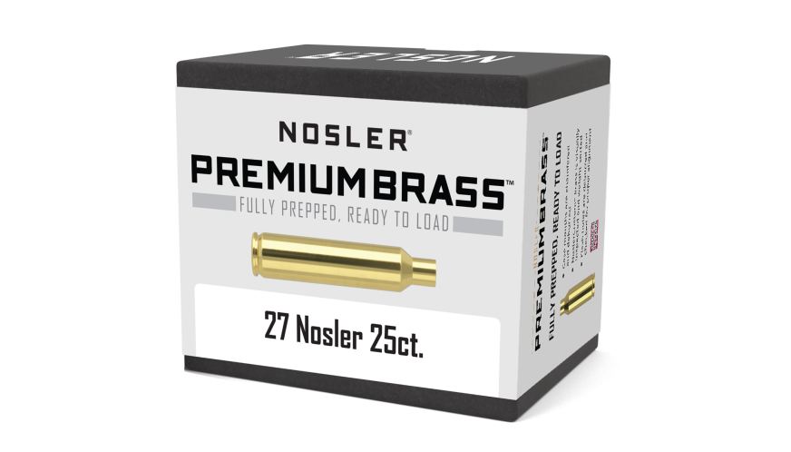 Nosler Premium Brass Box Brass - 27 Nosler (25ct) Brass 10145