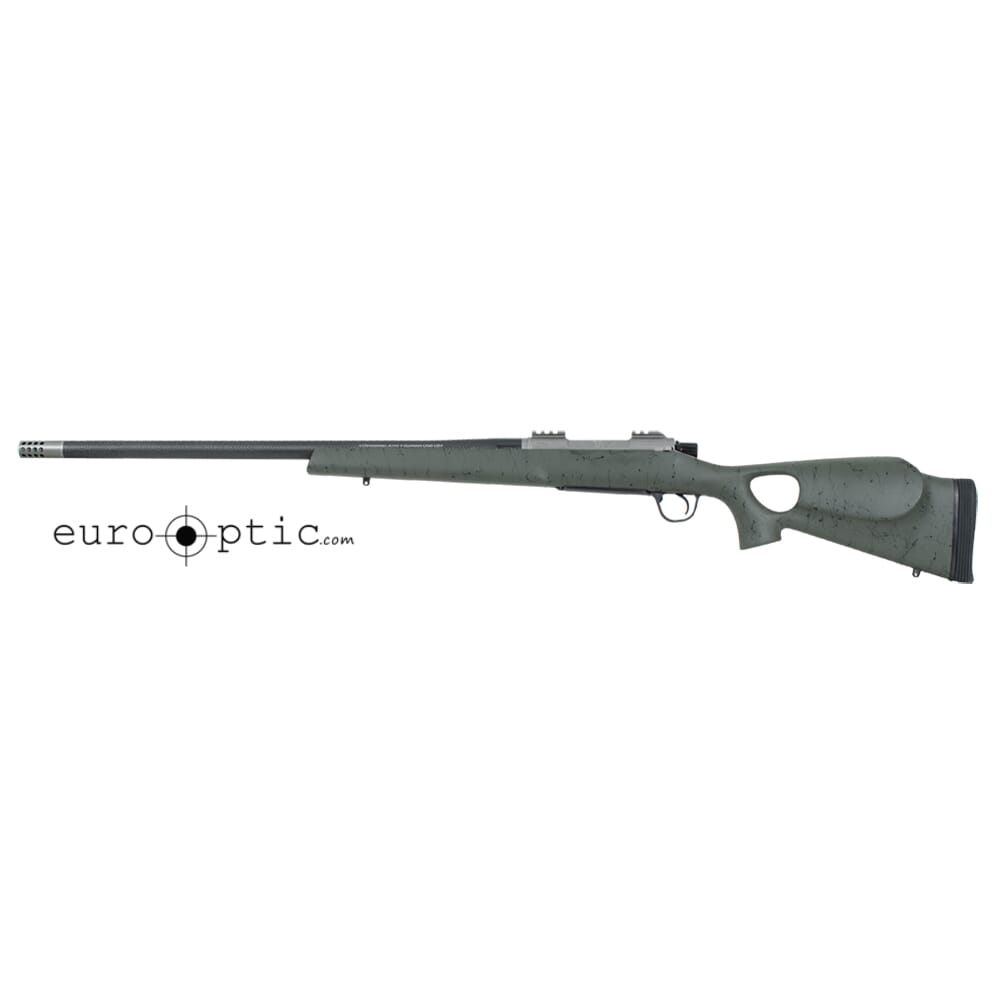 Christensen Arms Summit Ti-TH 25-06 Rem 24" Thumbhole Green W/Black Webbing Rifle CA10269-J14422