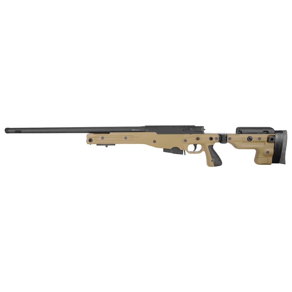 Accuracy International AT 6.5 Creedmoor 24" Threaded Folding Stock Dark Earth Rifle ATR6524FODE