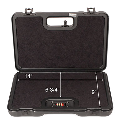 Negrini Discreet Carry 1 Handgun Case Black 2023UTS/4839