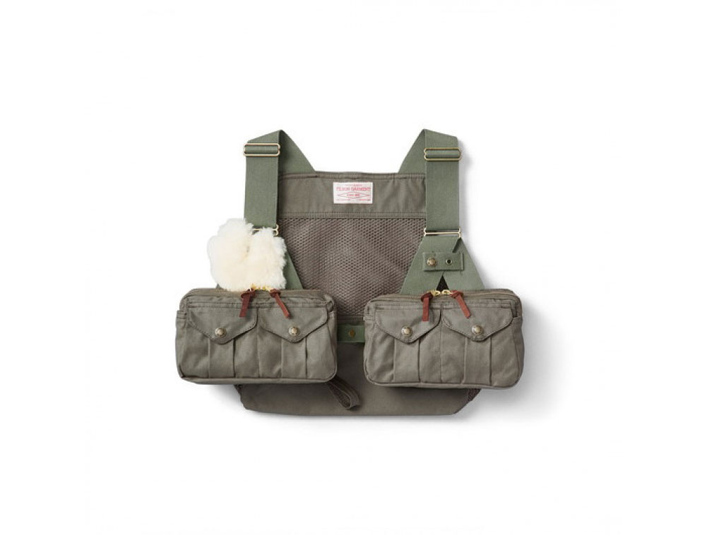 Filson Fly Fishing Strap Vest Otter Green Sup 10670