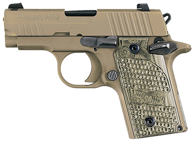 SCORPION, Flat Dark Earth Finish, SLITE Night Sights, AMBI Safety, Hogue G-10 Grips 238-380-SCPN