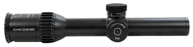 Schmidt Bender PMII ShortDot Riflescope 1-8x24 Short Dot CC CQB Reticle LT .1 MRAD CW SFP 682-811-918-B7-B3