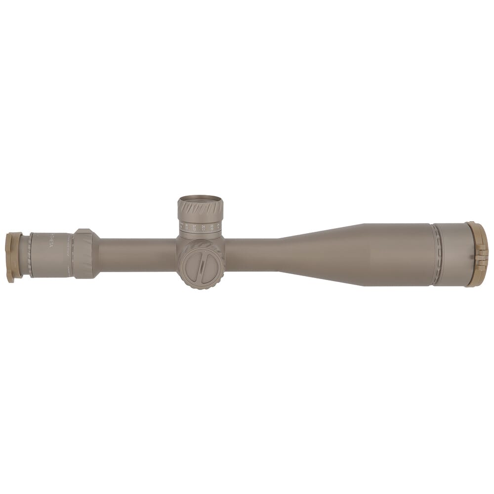 Tangent Theta TT525P Professional Marksman 5-25x56mm Illum 34mm .1 MRAD Adj. Horus Tremor3 Coyote Brown Riflescope w/AIF Turrets 800100-0608