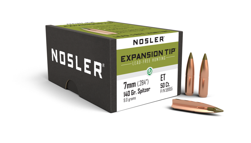 Nosler E-Tip ET - 7mm 140g SP b710 (50ct, M/P of 3) Bullets 59955