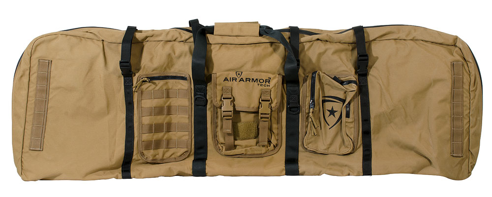 Air Armor Tech Inflatable Large Gun Case Coyote w/OD Green Web AAT-LGC-A-C52-WR001-CYOD