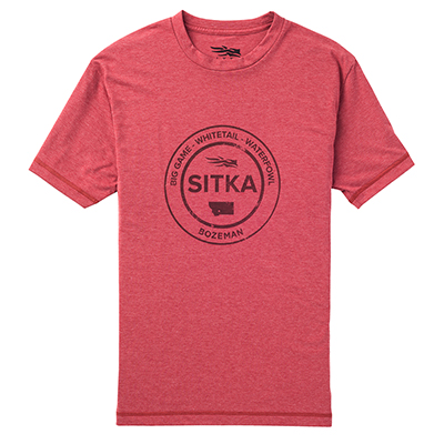 Sitka Sitka Seal Tee SS Red Large 20083-RD-L