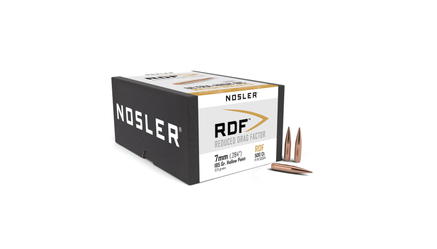 Nosler RDF RDF - 7mm 185g HPBT (500ct, M/P of 1) Bullets 53504