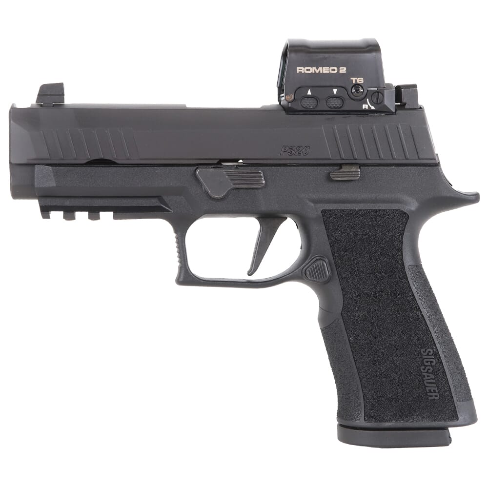 Sig Sauer P320 XTEN Carry Comp 10mm Auto 3.8" Bbl Black Pistol w/(2) 15rd Steel Mags, XRAY3, & ROMEO2 320XCA-10-COMP-RX2