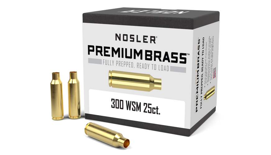 Nosler Premium Brass Box Brass - 300 WSM (25ct) Brass 11863