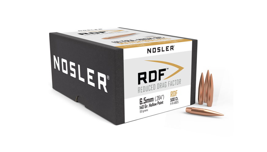 Nosler RDF RDF - 6.5mm 140g HPBT (500ct, M/P of 1) Bullets 49825