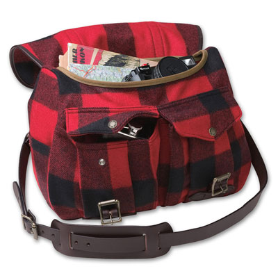Filson MD Red/Black Wool Field Bag FIL-70103-RB