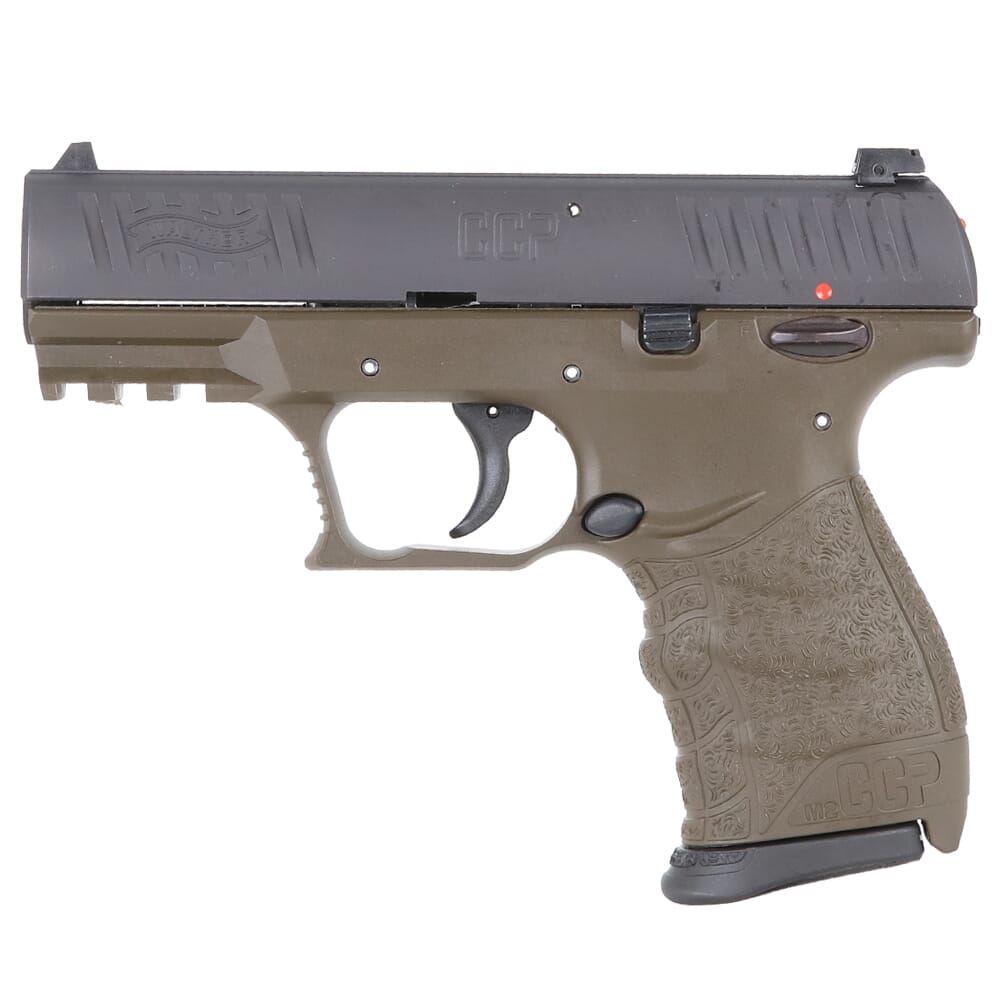 Walther Arms CCP M2+ 9mm 3.54" Bbl Military Green Pistol w/(2) 8rd Mags 5083506