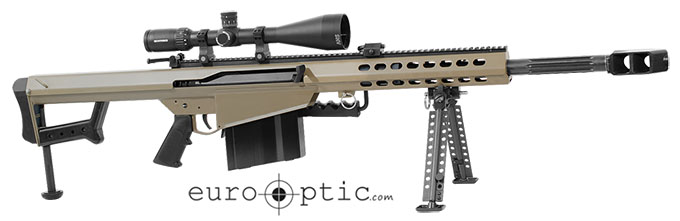 Barrett 82A1 Rifle System .50BMG 20" FDE w/Nightforce SHV 5-20x56 and NF Rings A203 18572