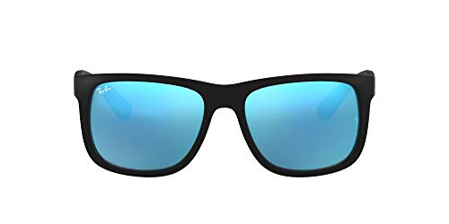 Ray-Ban Justin Rubber Black Blue Flash 0RB4165F-6225558
