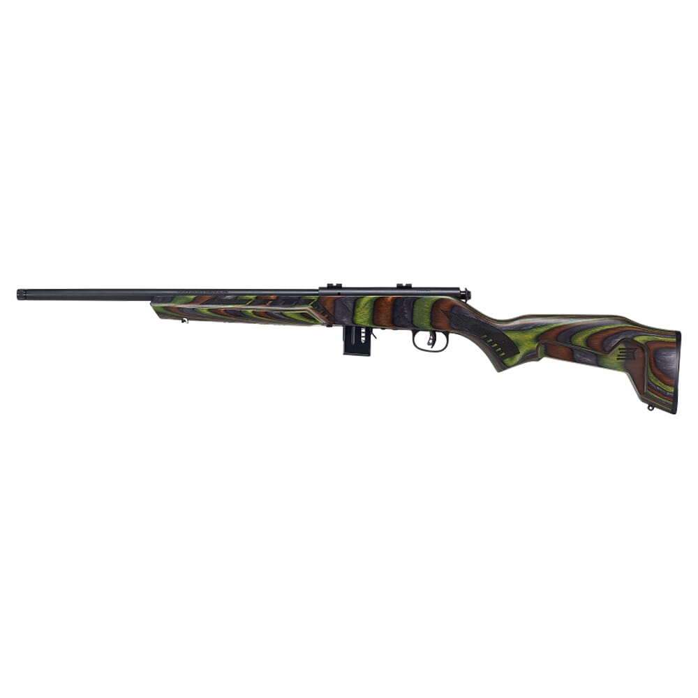Savage Arms 93R17 Minimalist .17 HMR 18" 1:9" 1/2x28 Bbl Green Laminate BA Rifle w/(1) 10rd Mag & Boyds Minimalist Laminate Stock 96636