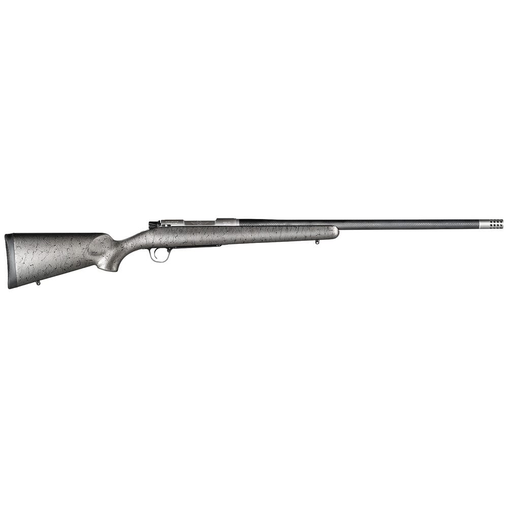 Christensen Arms Ridgeline TI LH 28 Nosler 24" 1:9 Metalic Gray w/Black Webbing Rifle 801-06102-00