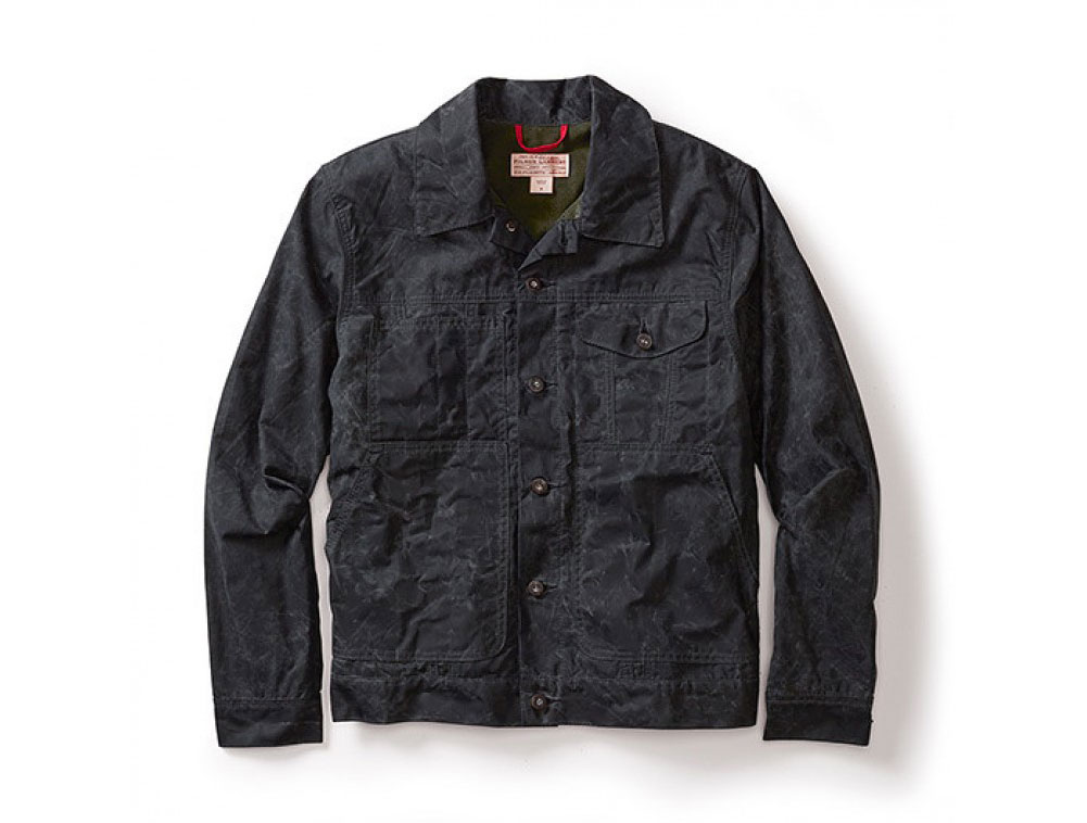 Filson Short Lined Cruiser Jacket Black Dark Green MD 10687