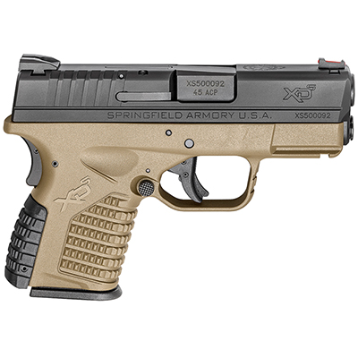 Springfield Armory XD-S .45ACP 3.3" FDE XDS93345DEB
