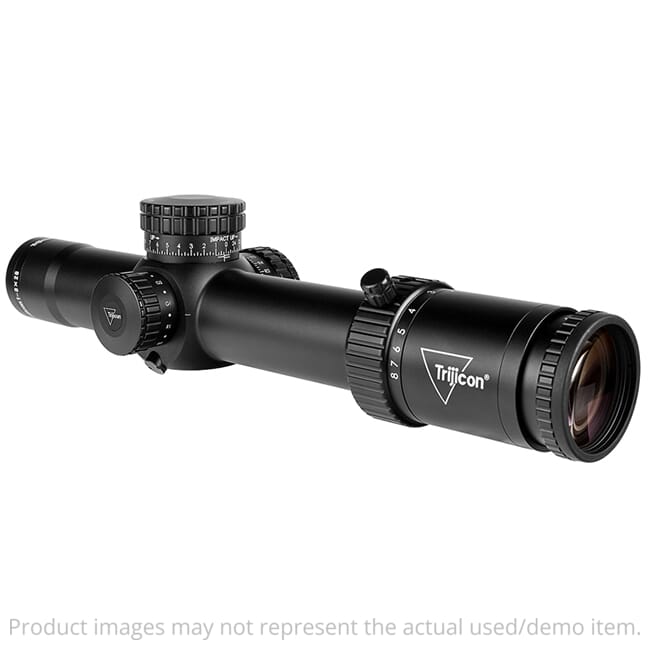 Trijicon USED Credo HX 1-8x28mm FFP Red/Green MOA Segmented Circle 34mm Satin Blk Riflescope w/Exposed Locking Adjusters CRHX828-C-2900031 - Ring Marks UA5514