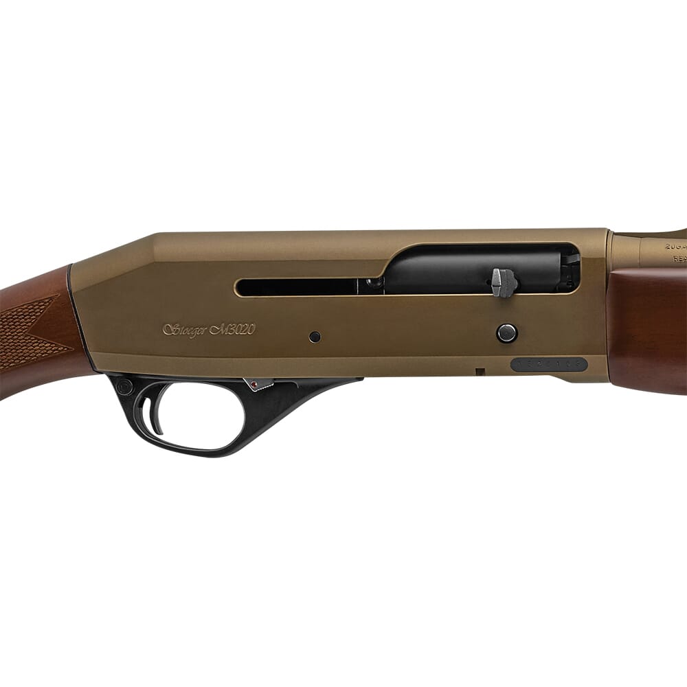 Stoeger M3020 20ga 3" 28" Satin Walnut, Burnt Bronze 4+1 Semi-Auto Shotgun 31932