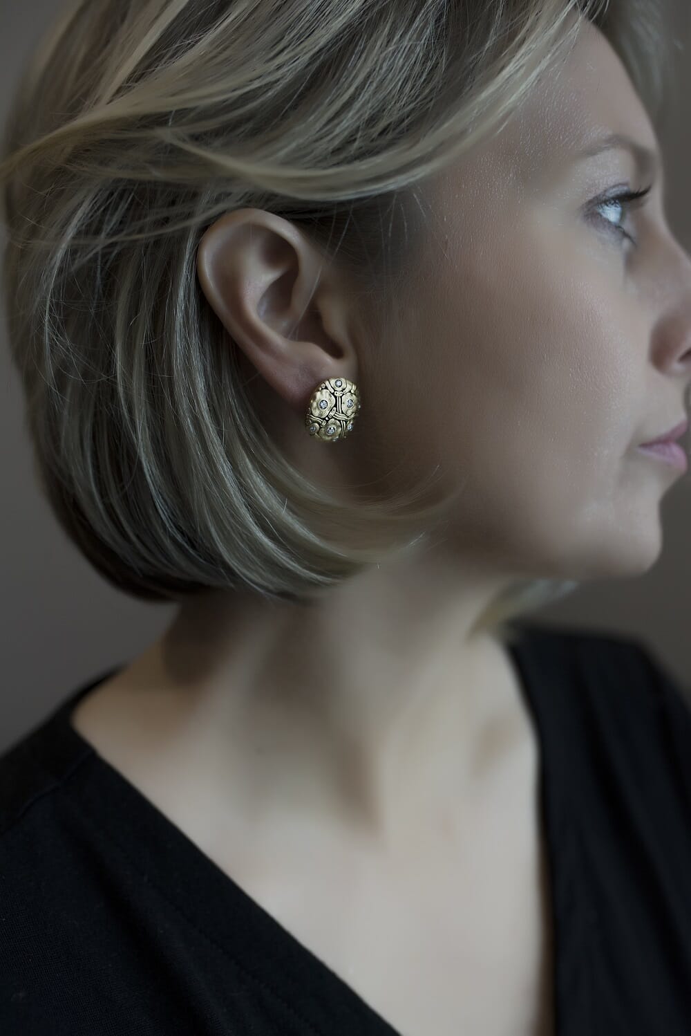 Alex Sepkus 18K and Diamond "Summer Flowers" Earrings