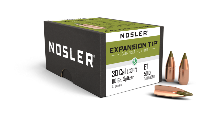 Nosler E-Tip ET - 30 110g SP b580 (50ct, M/P of 3) Bullets 59380