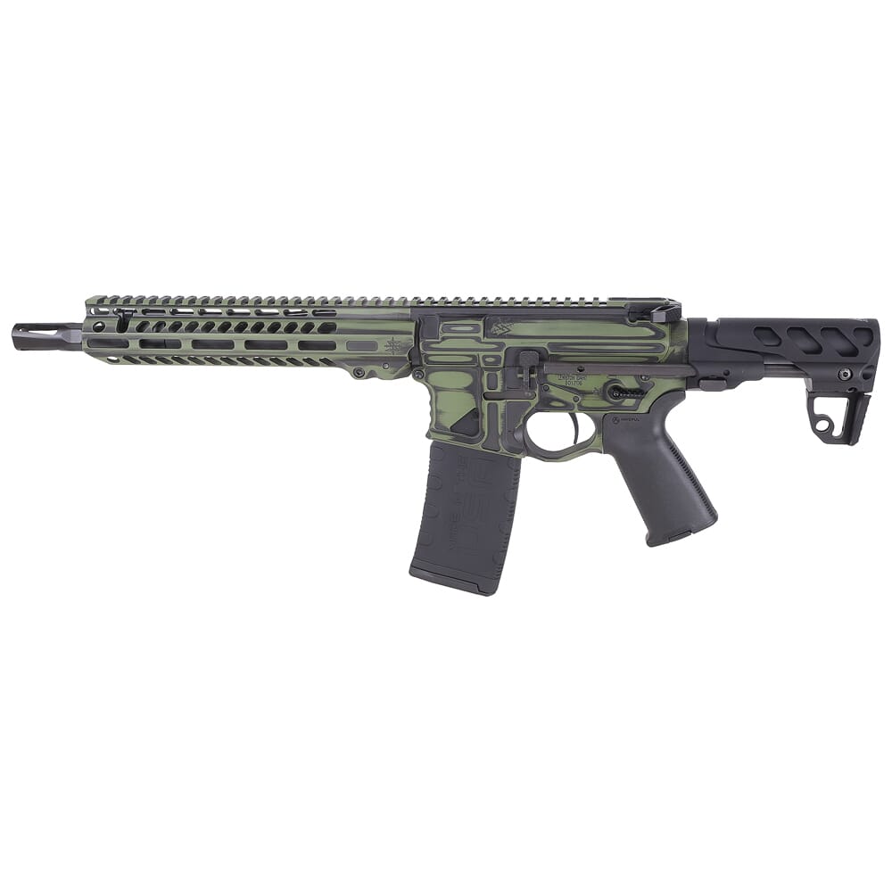 Seekins Precision CQ PDW .223 Wylde 10.5" 1:8" 1/2"x28 TPI Bbl BW OD Green Short Barrel Rifle 0011300085-ODGBW