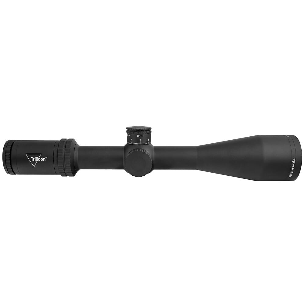 Trijicon Credo 4-16x50 SFP w/ Red MRAD Center Dot, 30mm, Matte Black Riflescope 2900003