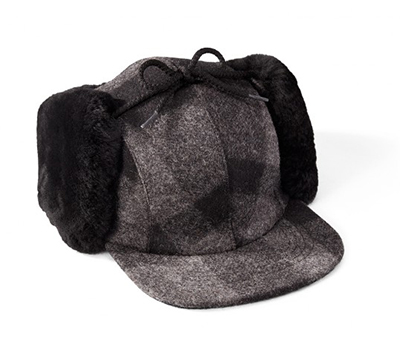Filson Double Mackinaw Cap GrayBlack XXL FCO-015487 FIL-60041-GrayBlack-XXL