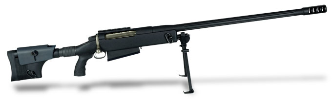 McMillan RH Tac 50 BMG 29" barrel Black, Jewell trigger with bipod and one mag