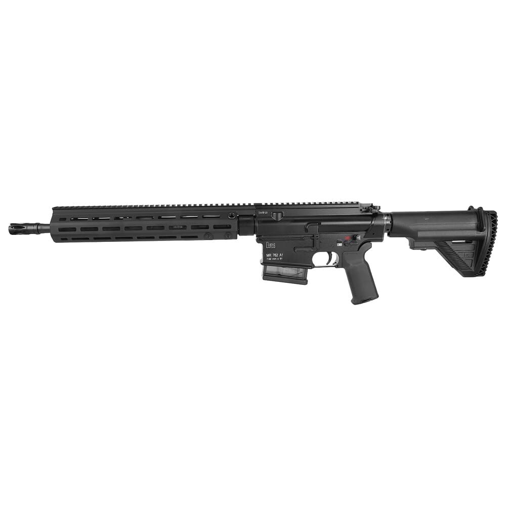 HK MR762 7.62mm Semi-Auto 16.5" Bbl M-LOK Optics Ready CA Compliant Rifle w/(1)10rd Mag with Mag Lock 81000801