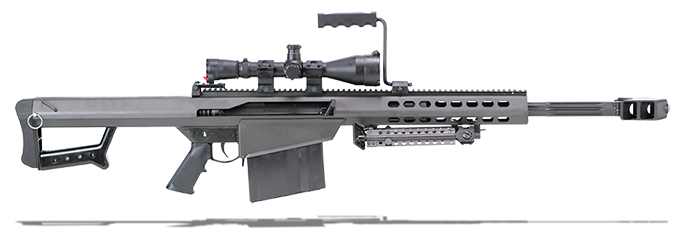 Barrett 82A1 50 BMG 20&quot; Manganes Leupold Mark 4 M1 &amp; Rings 13123