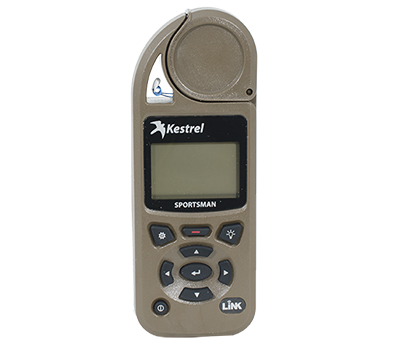 Kestrel Sportsman Coyote Brown Weather Meter with Applied Ballistics with LiNK 0857SLBRN