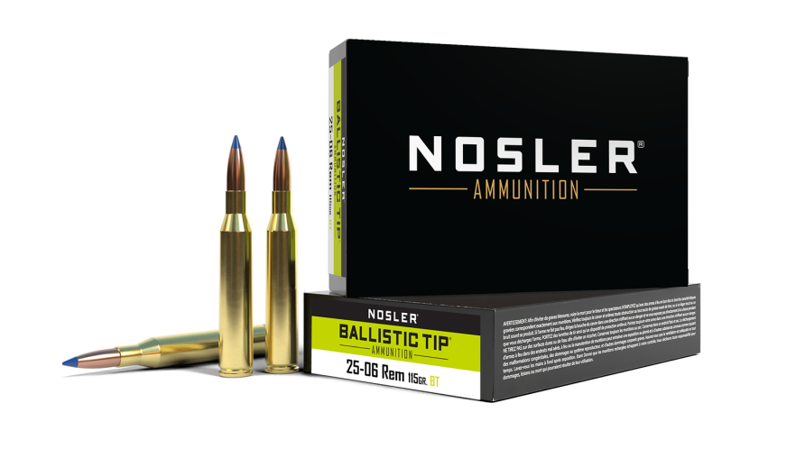 Nosler Ballistic Tip BTA - 25-06 Rem 115g BT SP (20ct) Ammunition 40071