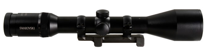 Swarovski 3-12x50 Blaser rail mt(non QR),Light marks on turret-UB314