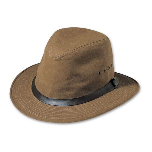 Filson 2XL Tan Tin Cloth Packer Hat 60015