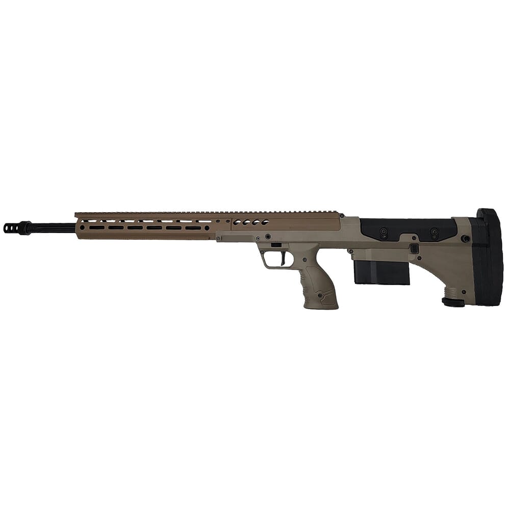 Desert Tech SRSM2 Standard .338 Lapua Mag 26" 1:9" 3/4x24" Bbl 5rd FDE Bolt-Action Rifle SRS-RF-M-G26R-FF