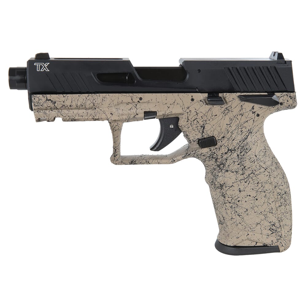 Taurus 2TX22 .22 LR 4" FDE Splat BK/BK Pistol w/(2) 10rd Mags 1-2TX22141SP3-10