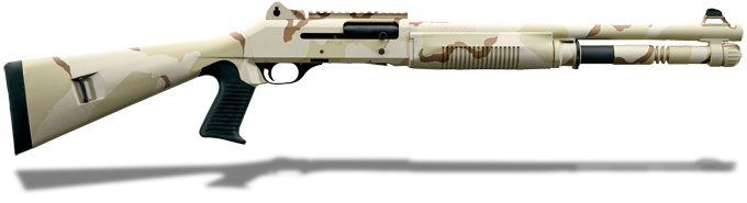 Benelli M4 Tactical Desert camo, Pistol grip, Ghost-ring sight 18.5" 11717
