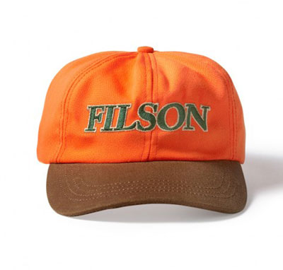 Filson Contrast Cap Tan/Blaze Orange 30090