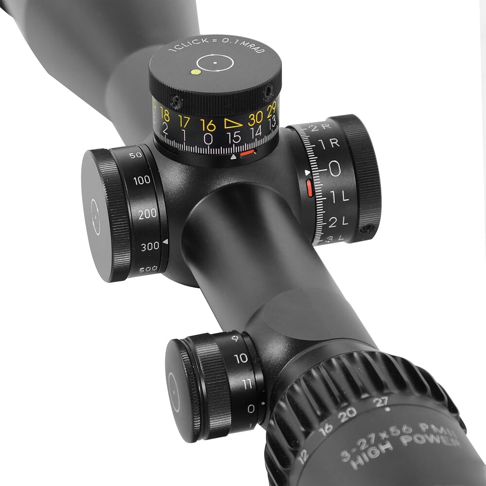 Schmidt Bender PM II 3-27x56 High Power DT II+ Tremor3 .1 mrad Riflescope 669-911-532-M2-I5
