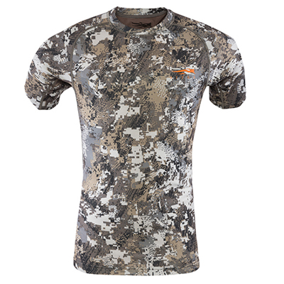 Sitka Core Lt Wt Crew - SS Optifade Elevated II Medium|10034-EV-M