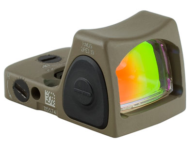 Trijicon RMR Adj LED 1 MOA Red Dot FDE RM09-C-700307