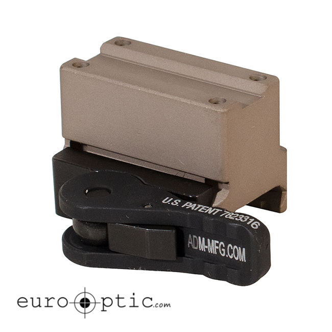 ADM Trijicon MRO 1/3 Co-Witness Std Lever FDE Mount