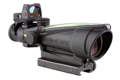 Trijicon ACOG 3.5x35 Dual Illuminated Green Chevron .223 Ballistic Reticle w/ TA51 Mount Adjustable 100238