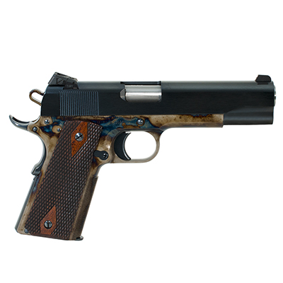Turnbull 1911 Checker, BT, SS Barrel, Kensight (Heritage) Goverment double diamond wood grips MPN TB-P3-G-CC
