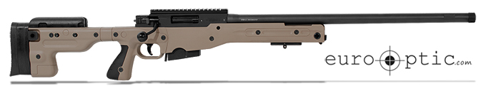 Accuracy International AT Pale Brown Rifle 6.5 Creedmoor 24" Threaded 5/8"-24 Fixed Stock