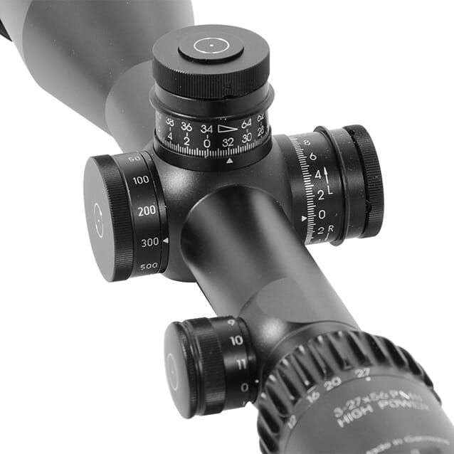 Schmidt & Bender 3-27x56 PM II High Power LP P4LF 1/4 MOA ccw DT MTC LT / ST ZS LT Riflescope 669-911-982-B3-A9